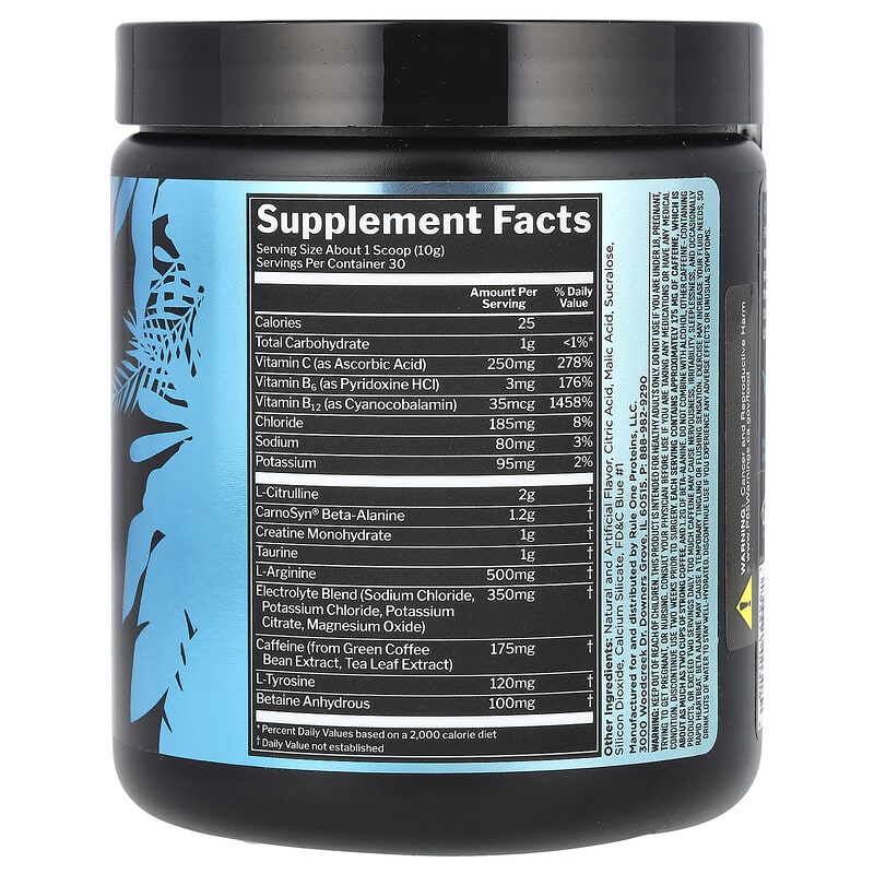 Roar, Ferocious Pre-Workout, Blue Razz, 10.58 oz (300 g)