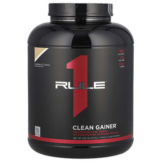 Rule One Proteins (رول وان بروتينز)‏, Clean Gainer ، بسكويت وكريمة ، 4.83 رطل (2.19 كجم)