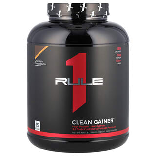 Rule One Proteins, Clean Gainer™, burro di arachidi al cioccolato, 2,18 kg