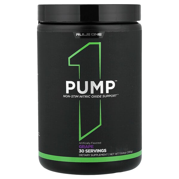 Rule One Proteins（ルールワンプロテイン）, Pump、グレープ、330g（11.64オンス）