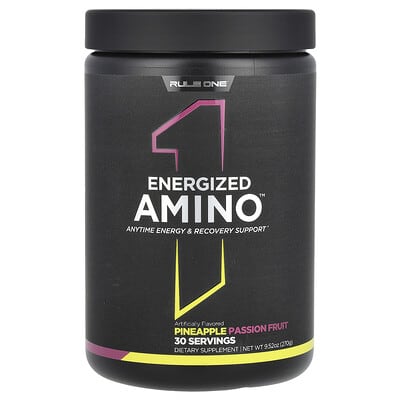 Rule One Proteins, Energized Amino, Pineapple Passionfruit, 9.52 oz (270 g)