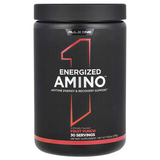 Rule One Proteins, Energized Amino, Fruit Punch, 9.52 oz (270 g)