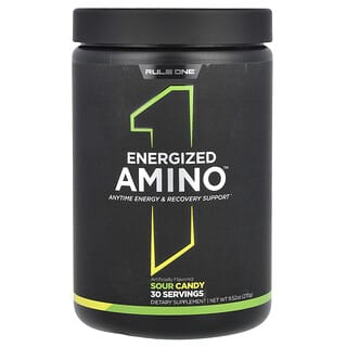 Rule One Proteins, Energized Amino, аминокислоты, кислые конфеты, 270 г (9,52 унции)