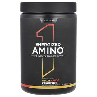 Rule One Proteins, Energized Amino, аминокислоты, персик и манго, 270 г (9,52 унции)
