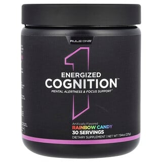 Rule One Proteins, Energated Cognition, 레인보우 캔디, 225g(7.94oz)