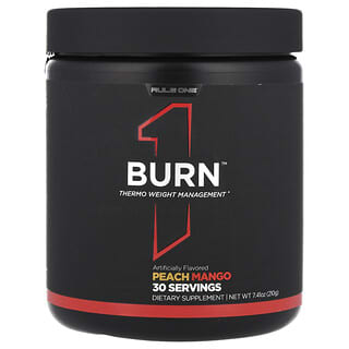 Rule One Proteins, Burn™, Thermo contrôle du poids, Pêche et mangue, 210 g