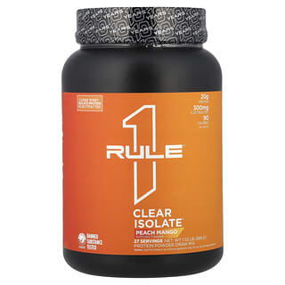 Rule One Proteins, Clear Isolate™, 복숭아 망고, 689g(1.52lb)