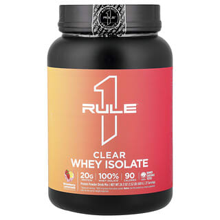 Rule One Proteins, Clear Isolate™, Strawberry Lemonade, 1.52 lb (689 g)