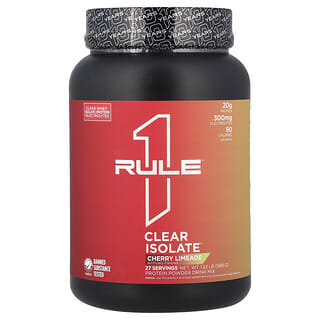 Rule One Proteins, Clear Isolate™, 체리 라임에이드, 689g(1.52lb)