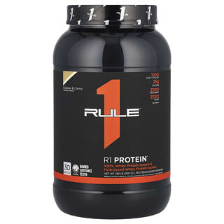 Rule One Proteins, R1 Protein Powder Drink Mix, Proteinpulver-Trinkmischung, Cookies & Creme, 900 g (1,98 lb.)