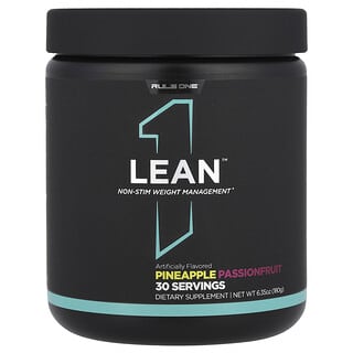 Rule One Proteins, Lean™, Contrôle du poids sans stimulant, Ananas et fruit de la passion, 180 g