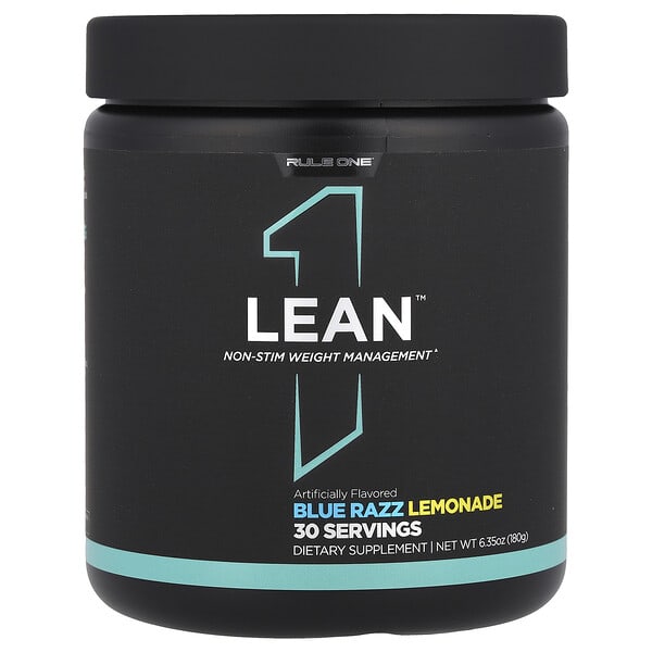 Lean™, Non-Stim Weight Management, Blue Razz Lemonade, 6.35 oz (180 g)