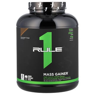 Rule One Proteins, Mass Gainer™, шоколадна помадка, 2,6 кг (5,73 фунта)