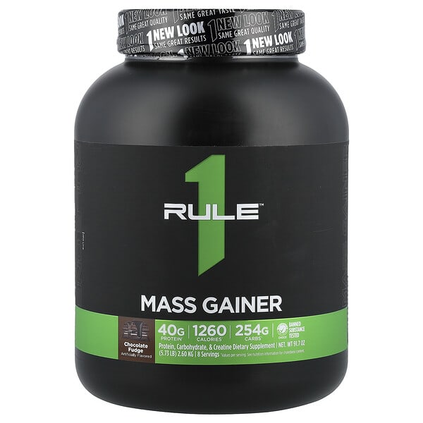 Mass Gainer, Chocolate Fudge, 5.73 lbs (2.6 kg)