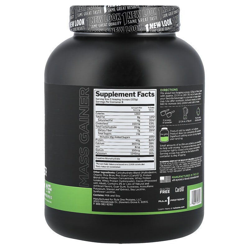 Mass Gainer, Chocolate Fudge, 5.73 lbs (2.6 kg)