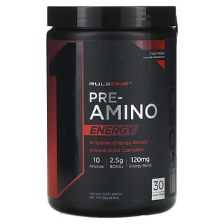 Rule One Proteins, Pre-Amino, Energy, Fruit Punch, 8.9 oz (252 g)