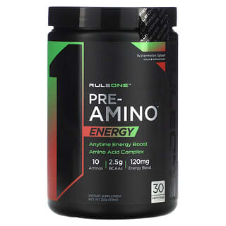 Rule One Proteins, Pre-Amino, Energy, Watermelon Splash, 8.9 oz (252 g)