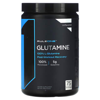 Rule One Proteins, Glutamine, Unflavored, 5 g, 13.2 oz (375 g)