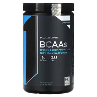 Rule One Proteins, BCAAs, Unflavored, 11.2 oz (318 g)
