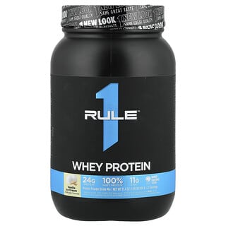 Rule One Proteins, Mistura para Bebida de Proteína em Pó Mistura Whey, Sorvete de Baunilha, 891 g (1,96 lb)
