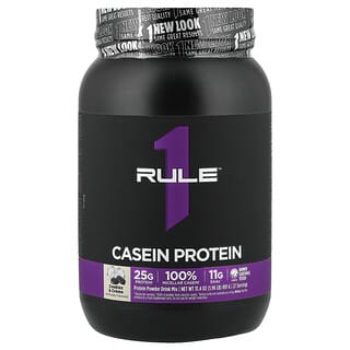 Rule One Proteins, R1 Casein, Protein Powder Drink Mix, Cookies & Creme, 1.96 lb (891 g)