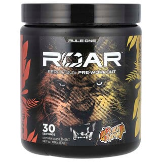 Rule One Proteins, Roar, Pré-treino Feroz, Pêssego e Manga, 315 g (11,11 oz)