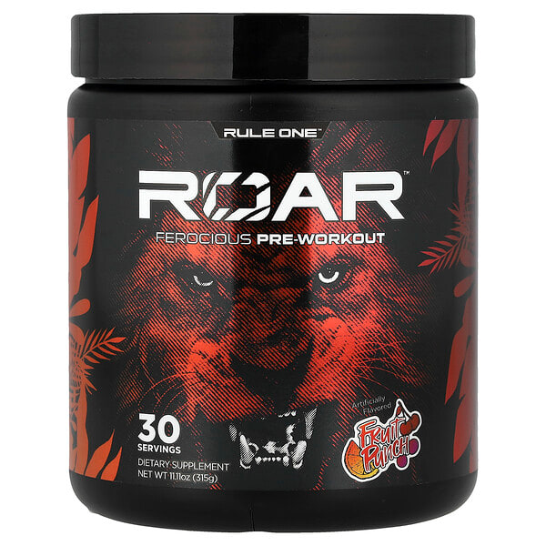 Rule One Proteins, Roar，狂暴鍛鍊前配方，混合水果味，11.11 盎司（315 克）