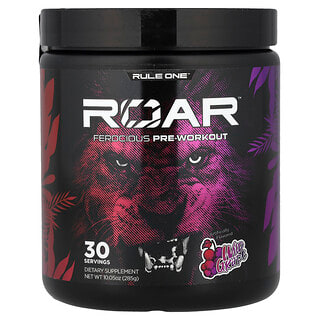 Rule One Proteins, Roar, Ferocious Pre-Workout, Wild Grape, 10.05 oz (285 g)