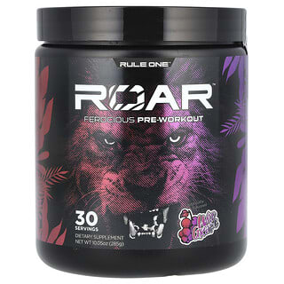 Rule One Proteins, Roar, Ferocious Pre-Workout, Wild Grape, 10.05 oz (285 g)