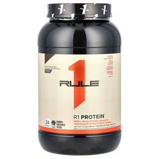 Rule One Proteins, Mélange à boire en poudre de protéines R1, Chocolat noir, 780 g