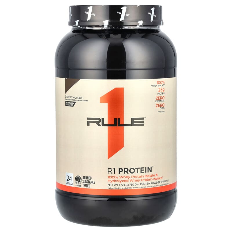 R1 Protein Powder Drink Mix, Dark Chocolate, 1.72 lb (780 g)