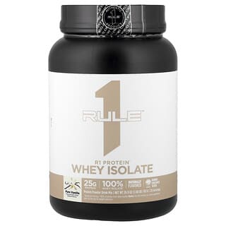 Rule One Proteins, Mélange à boire en poudre de protéines R1, Vanille pure, 763 g