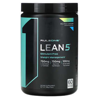 Rule One Proteins, Lean5, Blue Razz Lemonade, 11.9 oz (336 g)
