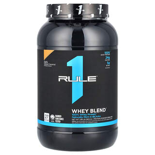 Rule One Proteins, Whey Blend, Protein Powder Drink Mix, Molkenmischung, Proteinpulver-Trinkmischung, leicht gesalzenes Karamell, 905 g (1,99 lb.)