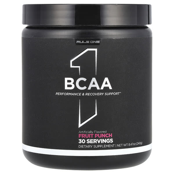 Rule One Proteins BCAA, Fruit Punch, 8.47 oz (240 g)
