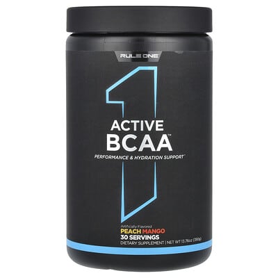 Rule One Proteins, Active BCAAs, Peach Mango Flavor, 13.76 oz (390 g)