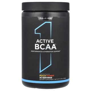 Rule One Proteins, Active BCAA, Pêche et mangue, 390 g