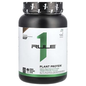 Rule One Proteins, смесь для приготовления напитка с растительным протеином, со вкусом шоколада, 670 г (1,48 фунта)