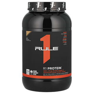 Rule One Proteins‏, תערובת אבקת חלבון R1, קפה מוקה, 899 גרם (1.98 ליברות)