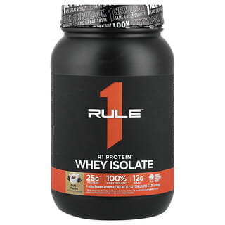 Rule One Proteins, Mezcla para preparar bebidas con proteína en polvo R1, Café moca, 899 g (1,98 lb)