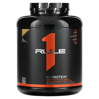 Rule One Proteins, R1 Protein, Protein Powder Drink Mix, Cafe Mocha, 4.99 lb (2.26 kg)