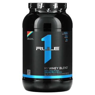 Rule One Proteins, R1 Whey Blend, Protein Powder Drink Mix, Fruity Cereal, 1.96 lb (891 g)