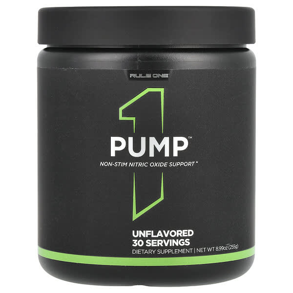 Rule One Proteins, Pump, 무맛, 255g(8.99oz)
