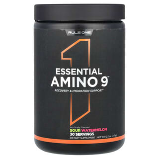 Rule One Proteins, Essential Amino 9, Pastèque acidulée, 345 g