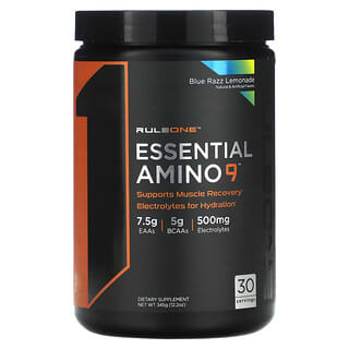 Rule One Proteins, Essential Amino 9, Blue Razz Lemonade, 12.2 oz (345 g)