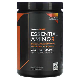 Rule One Proteins, Essential Amino 9, Peach Mango, 12.2 oz (345 g)