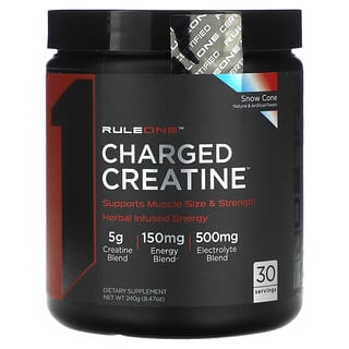 Rule One Proteins, Charged Creatine, Snow Cone, 8.47 oz (240 g)
