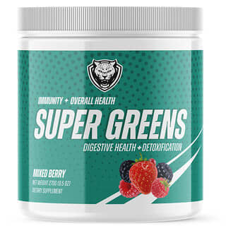 6AM Run, Super Greens, Mixed Berry, 9.5 oz (270 g)