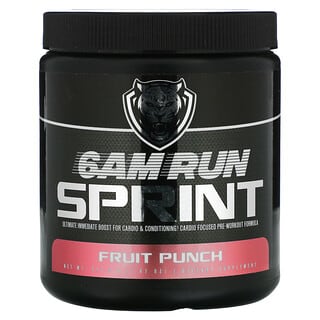 6AM Run, Sprint 锻炼前能量剂，水果混合，7.67 盎司（217.5 克）