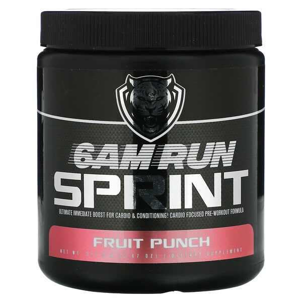 6AM Run, Sprint, Pre-Workout, Fruit Punch, 7.67 oz (217.5 g)